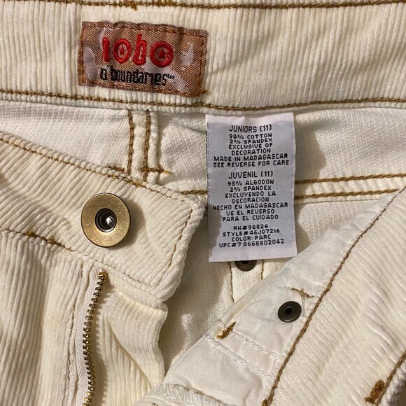 No Boundaries Ladies Corduroy Pants Size 11 (Juniors) - Picture 6 of 8